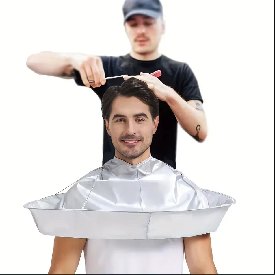 Adult Haircut Cloak Cloth Hair Dye Breathable Household Haircut Cloak Foldable Haircut Tool
