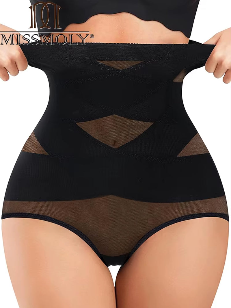 High Waisted Shapers Control Panties Slimming Abdomen Tummy Control Waist Trainer Shapewear Butt Lifter Underwear Body Shaper
