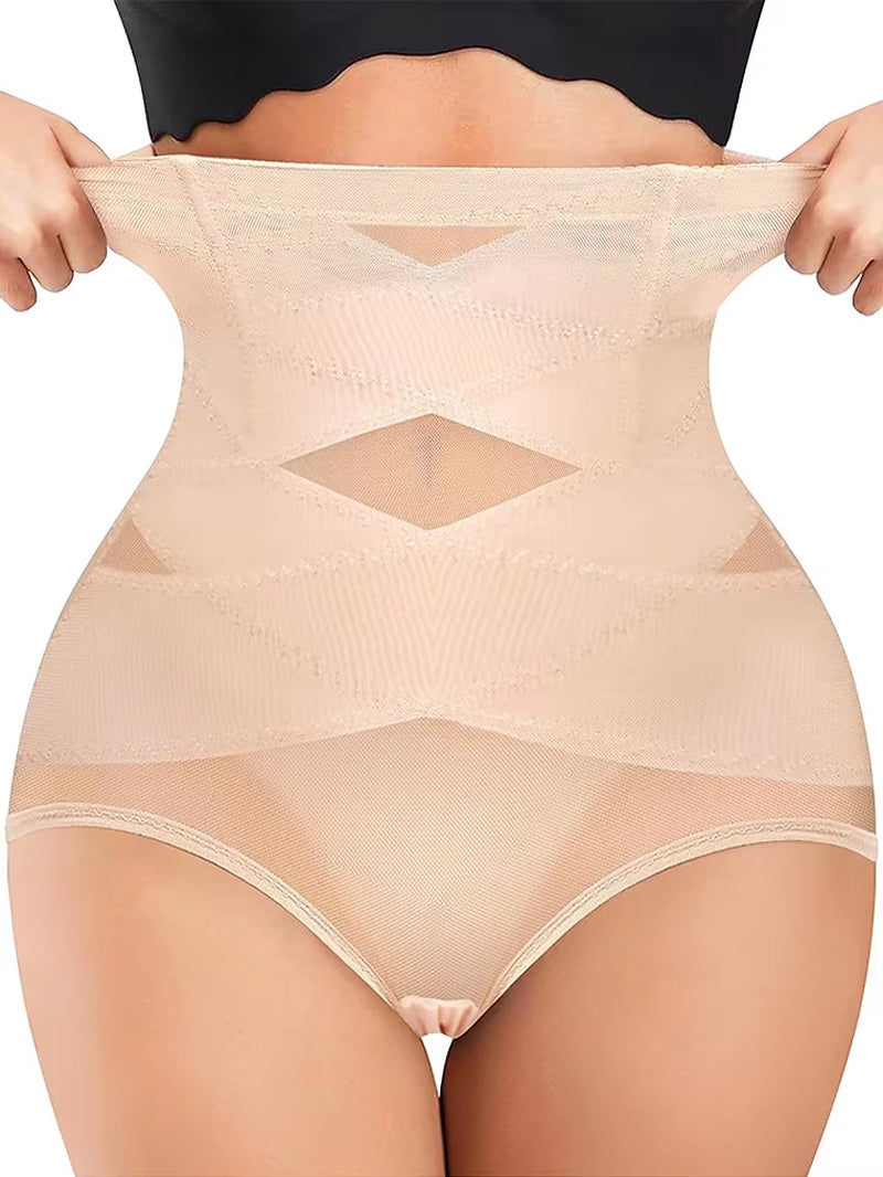 High Waisted Shapers Control Panties Slimming Abdomen Tummy Control Waist Trainer Shapewear Butt Lifter Underwear Body Shaper