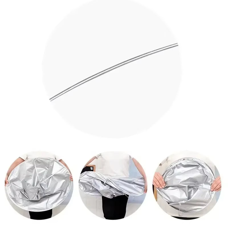 Adult Haircut Cloak Cloth Hair Dye Breathable Household Haircut Cloak Foldable Haircut Tool